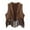 style-02 Brown, variant on Gubotare Girls Sherpa Fleece Vest Boys Girls Polar Fleece Vest Jacket Kids Sleeveless Zip Up Sherpa Lined Coat Fall Soft Warm Outerwear Size 6-7 (Brown,6-7 Years)