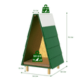 thumbnail image 2 of Casa plegable para gatos 3 en 1 FABATO, 2 of 6