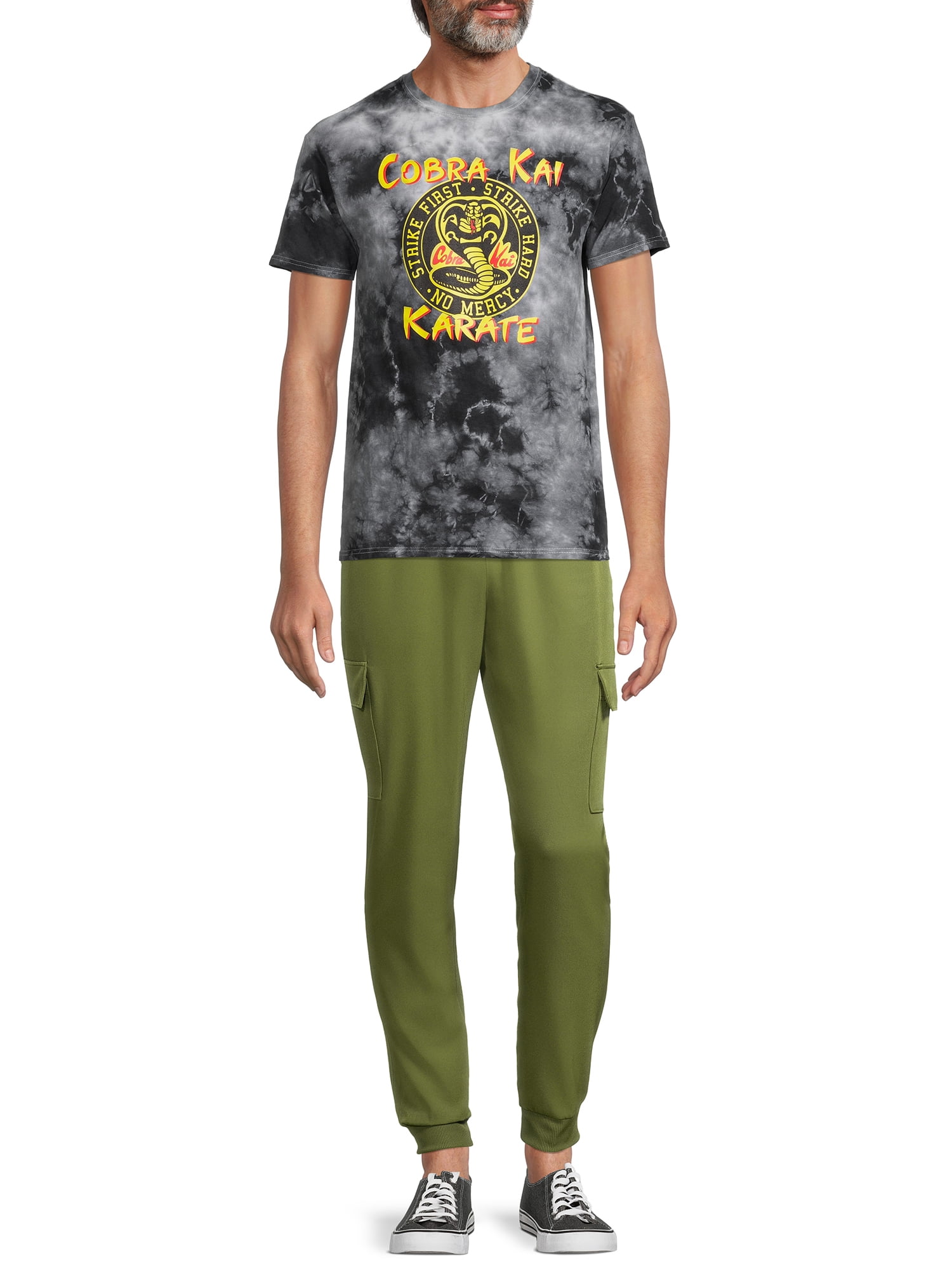 Tahari Men's Stretch Woven Cargo Joggers