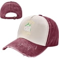 thumbnail image 2 of I Hate Pulling Out Hat Vintage Adjustable Baseball Cap Cotton Dad Hat Trucker Hat for Women Men,Dark Red, 2 of 9