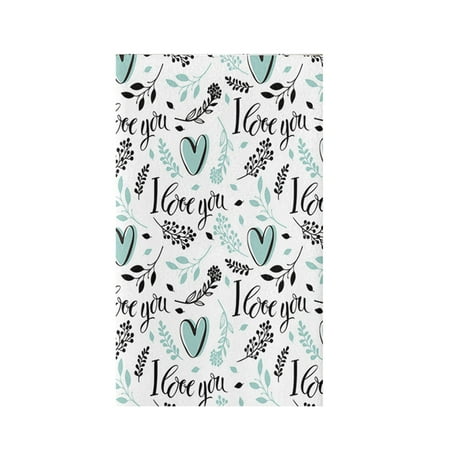 

Ximi Cleaning Cloth Soft Strong Absorption Microfiber Valentine s Day Kitchen Dish Towel Home Supplies