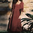 thumbnail image 4 of Vestido de una línea para damas Vestido suelto de cintura alta Suéter informal Vestido de viaje diario Hugtrwg Para estrenar, 4 of 9