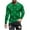 Z03--Green, variant on Fanxing Men Shirts Under $5 Young Men's Aztec Tribal Pullover Men's Western Aztec Pullover 1/4 Zipper Henley Shirts Casual Long Sleeve Sweatshirt Elbow Patches Black Striped Men Shirt