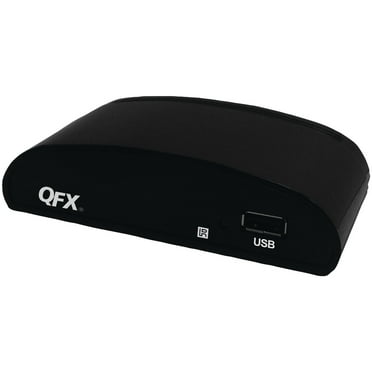 QFX CV-103 Digital Converter Box W Ul Adapter, Black