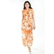 thumbnail image 5 of Vestido de Lino Tipo Cargo Roman Fashion 14120 Naranja, 5 of 5