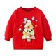 thumbnail image 2 of Sudadera con capucha para niños y niñas de 2 a 7 años con diseño de árbol de Navidad, ropa de otoño e invierno para niños, camiseta de manga larga para bebés, 2 of 5
