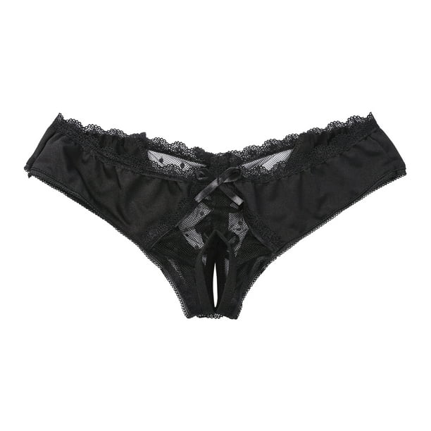 Sexy Thongs Panties Open Crotch Crotchless Underwear Night Knickers G-string  