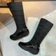 thumbnail image 4 of Zapatos para mujer, grandes, otoño/invierno, de algodón, suela gruesa, colores a juego, botas altas para nieve, botas para correr, botas vaqueras., 4 of 7