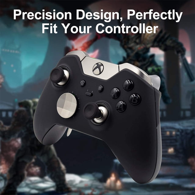 Thumbsticks de repuesto Joysticks Negro Reemplazo LB RB Bumpers Triggers Botones compatibles con Xbox One Elite Controller Xemadio 2033439
