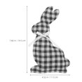 thumbnail image 2 of GOOHOCHY Easter Bunny Table Ornament Simulation Easter Rabbit Multi Polyester Cotton for Holiday Celebrations 1Pcs, 2 of 6