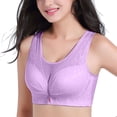 thumbnail image 2 of Sngxgn Comfort Wireless Lace Bralette for Women, Light Padded Bra, Longline Bralette with Soft C up Foam(C,36/80D), 2 of 9