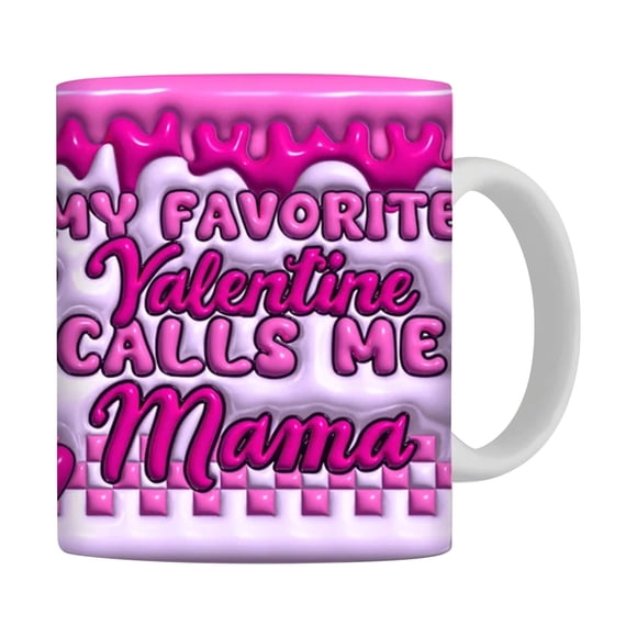 PEONAVET 350ml Valentine's Day Love Ceramic Coffee Mug
