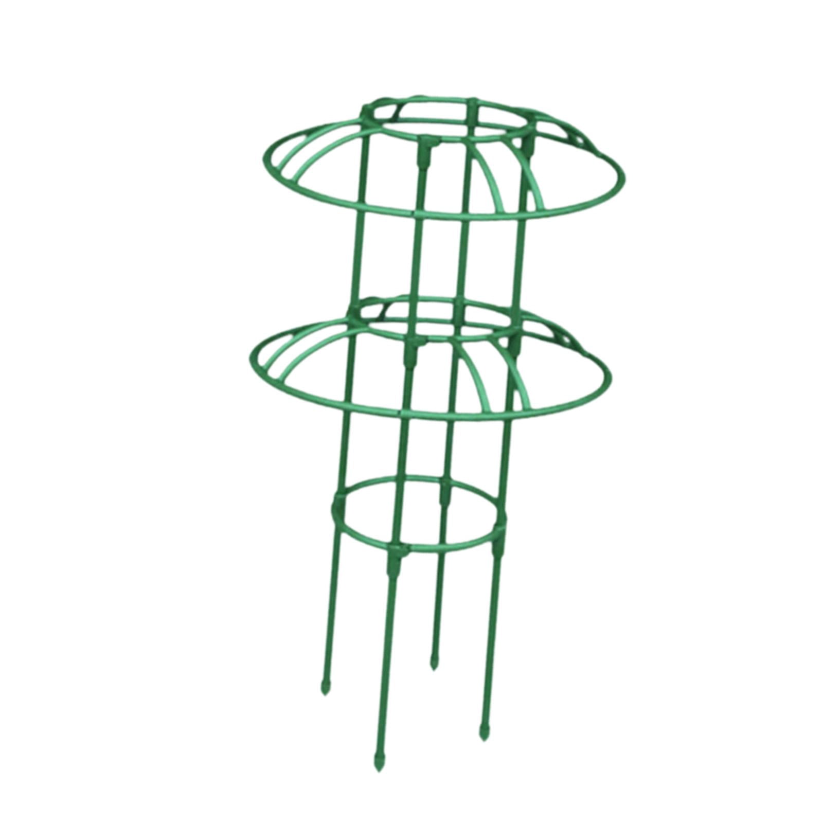 koolsoo Garden Obelisk Trellis Gardening Climbing Frame Strong Vertical Umbrella Trellis Frame for Beans Flowers Tomatoes Houseplants 70cm multi umbrella