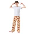 thumbnail image 2 of FORMRS Kids Pajama Pants with Pockets Size 6-8Y Boys Lounge Sleep Bottoms, Colorful Halloween Pumpkin Pattern, 2 of 8