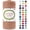 Apricot, variant on 2mm Macrame Cord, x 219yards Colored Rope Yarn, Natural Cotton Cord 3 Strands DIY Craft String for Wall Hanging, Plant Hangers, Knitting, Christmas, Wrapping (Natural)