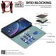 thumbnail image 3 of BINFEN COLOR BF33 for Samsung Galaxy A56 Leather Case Splicing Color RFID Blocking - Green, 3 of 5