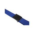 thumbnail image 3 of INSPIRE CHIC Unisex Canvas No Holes Slide Buckle Adjustable Waist Belt Royal (Black Buckle) 24-34, 3 of 6