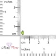 thumbnail image 4 of 0.75 ct 6.0mm Round Cut VVS1 Natural Green Peridot August Birthstone, 4 of 4