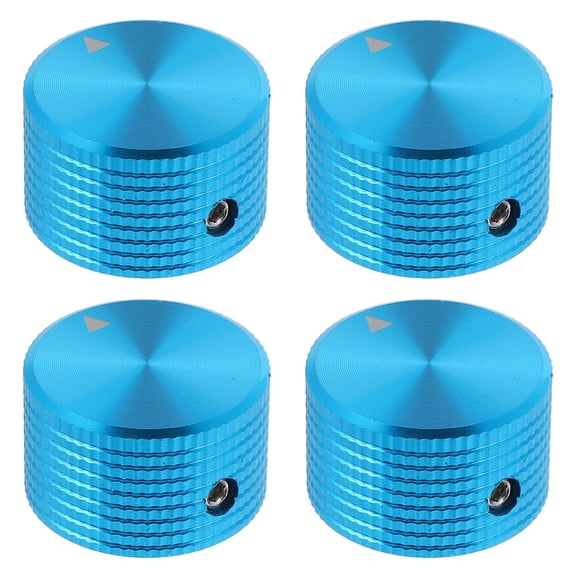 KALLORY 4pcs Alloy Tone Control Knobs Volume Knobs for Guitar Bass Electric Musical Instruments