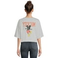 thumbnail image 4 of Mickey Mouse Juniors Mickey Mouse Graphic T-shirt with Short Sleeves, Sizes XS-3XL (Juniors), 4 of 5