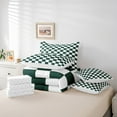 thumbnail image 4 of Erosebridal Geometric Buffalo Bed in a Bag King size,Checkered Grid Bedding Sets King Size,Plaid Room Decorative,Ultra Soft,7 Pieces, 4 of 5