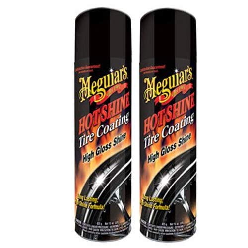 Meguiar's G13815 Hot Shine High Gloss Tire Coating - 15 oz. 2 Pack