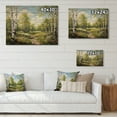 thumbnail image 4 of Designart "Spring Awakening Birch Woods III" Tree Birch Print on Natural Pine Wood, 4 of 5