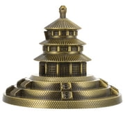 Temple of Heaven Statue Chinese Ancient Architecture Model Metal Temple of Heaven Craft Decor