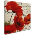 thumbnail image 2 of Trademark Fine Art "Coquelicots Rouge I" Canvas Art by Color Bakery, 2 of 6