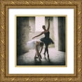 thumbnail image 1 of Schleicher-Schwarz, Roswitha 20x20 Gold Ornate Wood Framed with Double Matting Museum Art Print Titled - the  subtle bow, 1 of 4