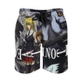 thumbnail image 2 of Death Note Mens Board Shorts Quick Dry Swim Trunk Lightweight Soft Swimsuit Bathing Suit for Boys L, 2 of 8