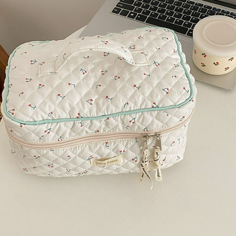 Buy Wholesale China Factory Supplier Custom Portable Travel Terry Cloth  Makeup Bag Quilted Cosmetic Bag Cute Makeup Pouch For Teen Girls Women &  Cosmetic Bag at USD 0.85