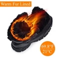 thumbnail image 2 of Botas de nieve SHULOOK impermeables con forro de piel cálida para hombre de invierno, 2 of 9