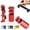 Red, variant on Stair Gauge For Circular Saw, Aluminum, Hexagonal Lock Layout Tool With Holder And Hook, For Carpentry, Rafter Layout, And Circular Saw Guide