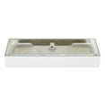 thumbnail image 4 of Claire 40 Ceramic Console Sink White Basin Chrome Legs, 4 of 10