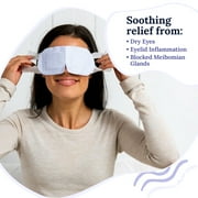 CorneaCare Rest: Self-Heating Warm Compress Eye Mask, 30 Count