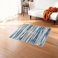 thumbnail image 6 of NIUBIER Modern Abstract Area Rug 2x3 Washable Small Entryway Rugs, Non-Slip Low Pile Throw Rug, Kitchen Bathroom Rugs,Floor Carpet for Entrance Bedroom Doormat,Grey Blue, 6 of 6