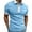 Light Blue, variant on Sngxgn Men’s Short Sleeve Polo Shirt, Soft Men's Polo Shirt(Black,L)