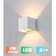 thumbnail image 4 of RV Luz de pared LED moderna de 12 W/luz de pared exterior, ángulo de haz ajustable impermeable, carcasa de aleación de aluminio, (blanco-3000 K) oso de fresa Electrónica, 4 of 5
