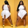 thumbnail image 3 of HOTGIRL Womens Plus Size Jumpsuits Rompers Casual Outfit Shorts Skirts for Club Party Beach, 3 of 4