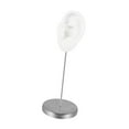 thumbnail image 4 of Modelo de oreja de silicona perforable, oreja falsa, reutilizable, realista, soporte de acero inoxidable. Izquierda blanca, 4 of 9