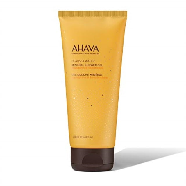 ahava 200 ml mineral shower gel mandarin/cedarwood, 6.8 fl oz