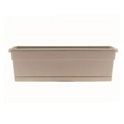 ATT Southern 257346 24 in. Riverl Planter, Taupe