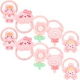 thumbnail image 3 of Shisuyan Accessoires pour Animaux Design à la Mode Rose 10 Pcs 1X0.8X0.8In, 3 of 8