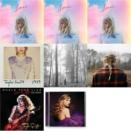 Lover (Deluxe) (Version 2) & Lover & Lover (Deluxe) (Version 1) & 1989 & Folklore (Edited) & Evermore (X) & Speak Now World Tour Live (CD/DVD) & Speak Now (Taylor's Version) (2CD)