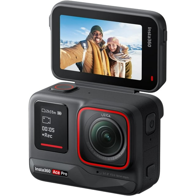 Cámara De Acción Insta360 Ace Pro Impermeable Color Negro