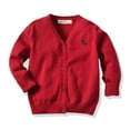 thumbnail image 2 of Esaierr Toddler Baby Knit Cardigan Boys Girls Sweater Long Sleeve Fall Winter Cardigan Sweater for 1-6Y, 2 of 5
