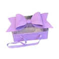 thumbnail image 1 of Caja vacía de San Valentín con tapa transparente, papel impreso, para envolver regalos y dulces. Violeta, 1 of 7