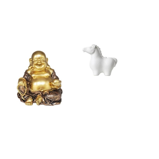 Estatua de Buda,Figuras de estatuas de Buda Bodhisattva de meditación,Figuras de esculturas budistas,decoración para templos y hogares,Estatua del caballo,Estatua de caballo para decoración