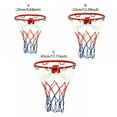 thumbnail image 4 of Youkk Panier de Basketball en Acier pour Garçons et Filles, Portable, Résistant aux Intempéries, Intérieur Extérieur, Jardin d'Enfants, Filet Mural avec 8 Vis de Montage 45cm, 4 of 8